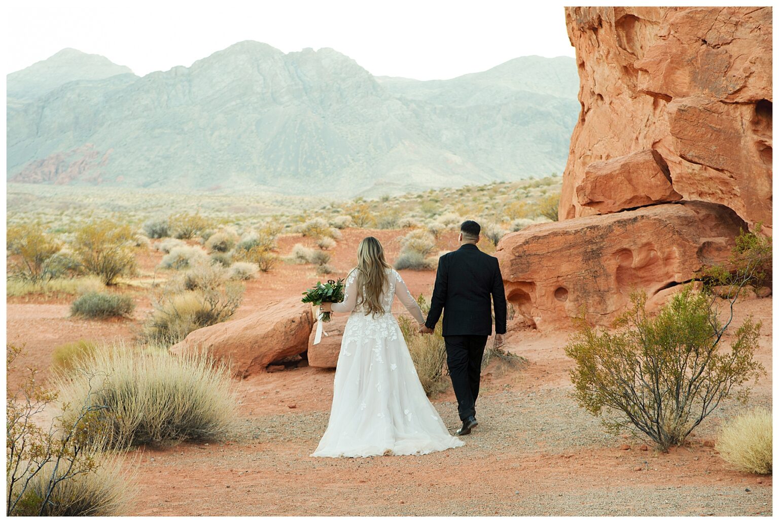 Las Vegas Locals Desert Wedding at Valley of Fire| Caitlyn ...