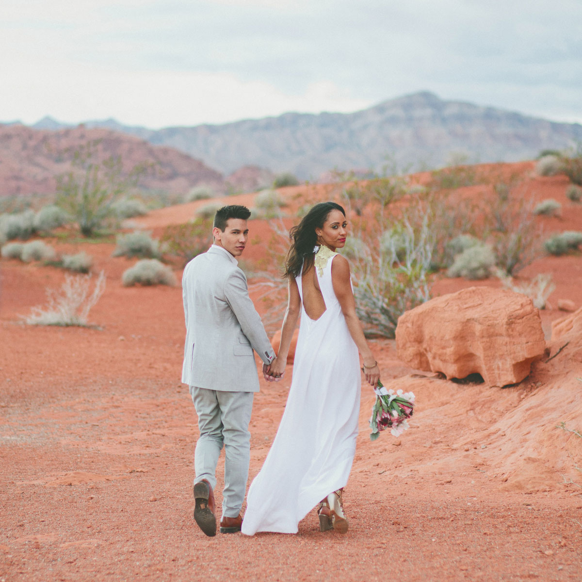 See the best real weddings and true love stories of elegant desert Las